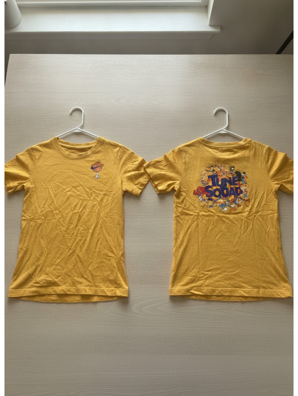 Nike Tune Squad Yellow Dri-Fit T-Shirt Medium